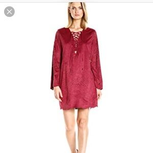 Buffalo David Bitton Everitt Dress in Merlot